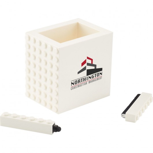 White Unattached 3 in 1 Tech Desktop Sets